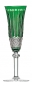 Preview: Champagner flute dark green