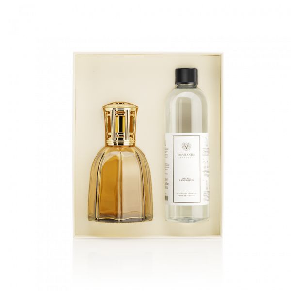 Lamparfum flacon with a classic protective crown + refill