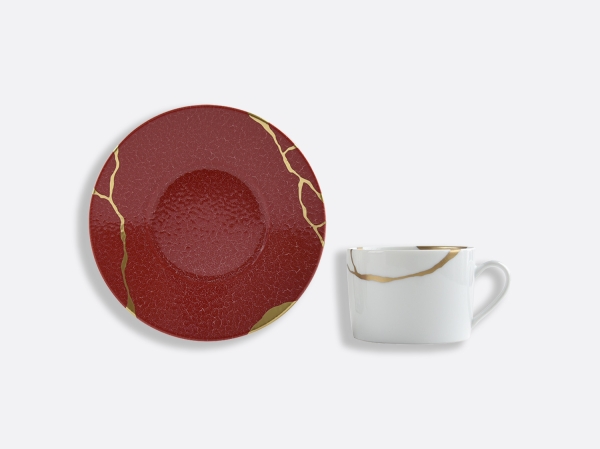 Tea cup & saucer "Emperor Red" - 15cl